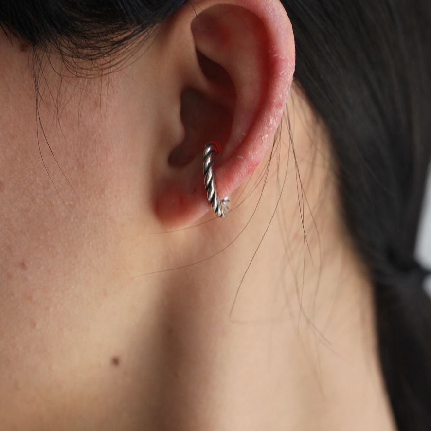【残り一点】Press Earcuff_L 片耳用(SILVER）
