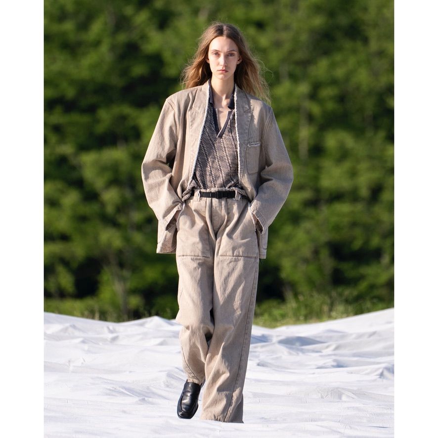 【残り一点】Denim Cut Off Buggy Pants