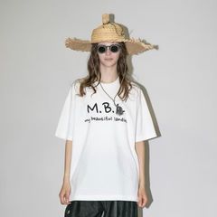 【残り一点】MBLロゴ刺繍Tee