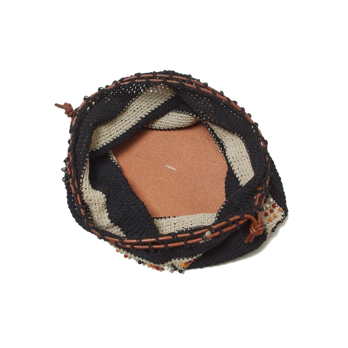 【残り一点】Knitting Beads Bag_L