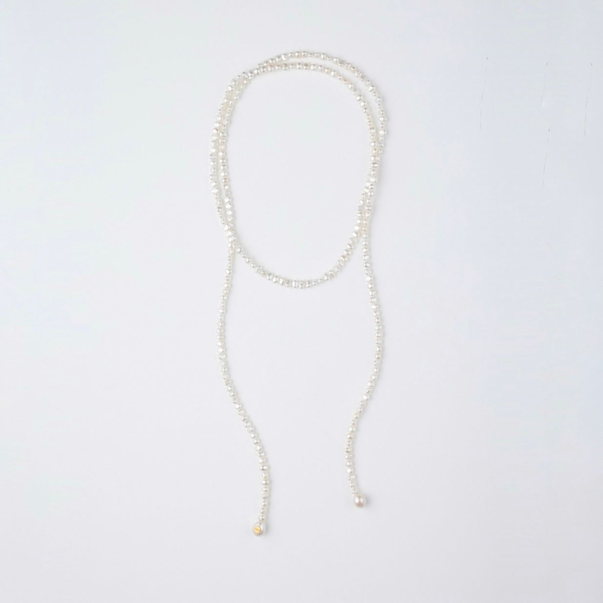 【お取り寄せ注文可能】Baroque Pearl Free Long Necklace 130