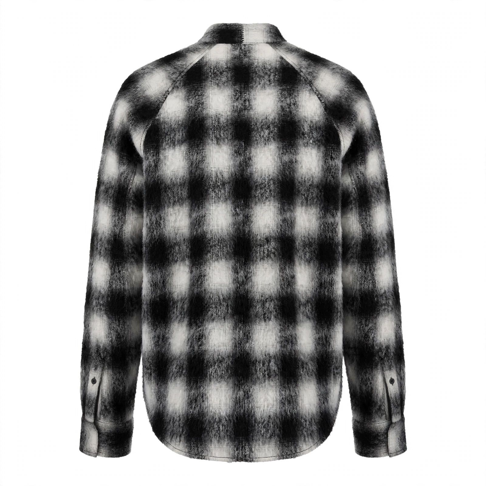 【残り一点】Shaggy Ombre Ribbon Shirt(DRUNK)
