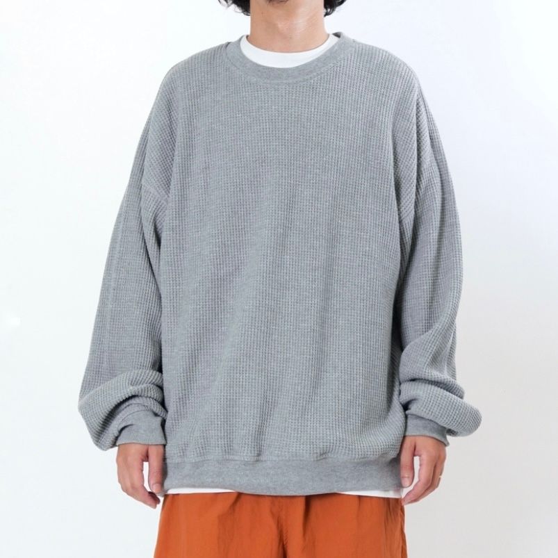 【残り一点】Waffle Crew Neck