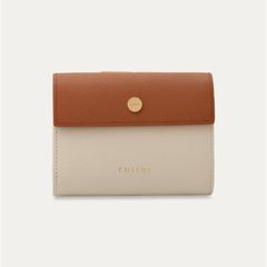 【残り一点】Leather Flap Mini Wallet With A Clasp