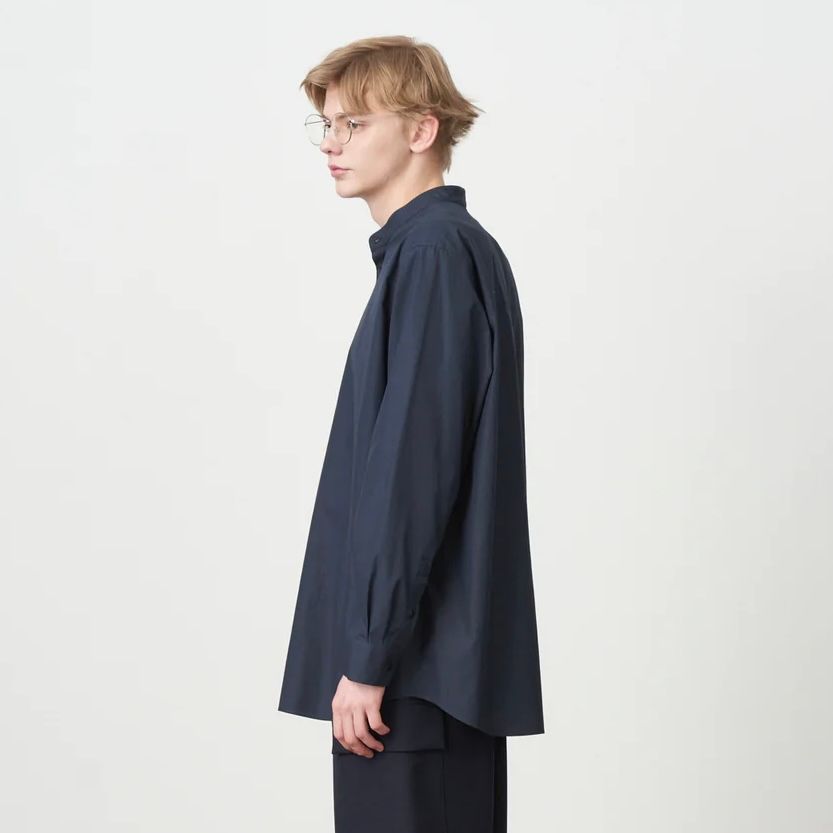 【残り一点】Suvin Broad Band Collar Shirt