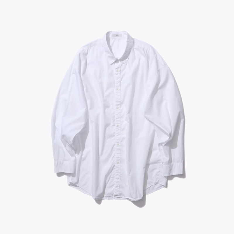 ATON - 【残りわずか】Cotton Lawn Oversized Shirt | ACRMTSM ONLINE