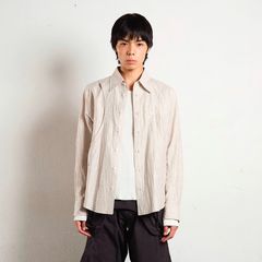 【残り一点】Plaid Panelled Utility Shirt