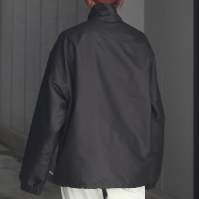【残り一点】Pure Silk Tafta Stand Collar Jacket