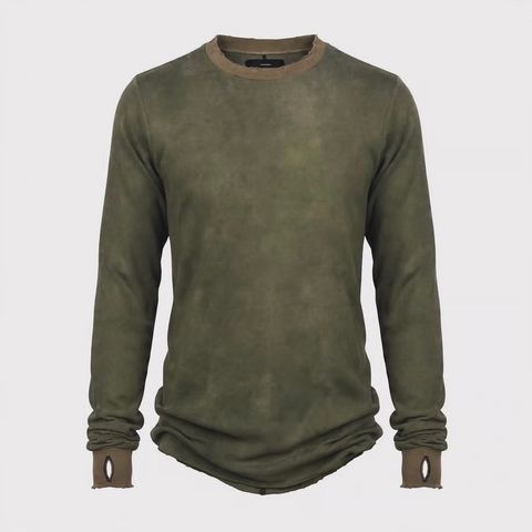 【残り一点】Aged Combat Long Sleeve(DYED AND WASHED JERSEY)
