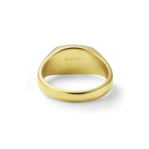 【お取り寄せ注文可能】Signet Ring No.3(K18 YELLOW GOLD)
