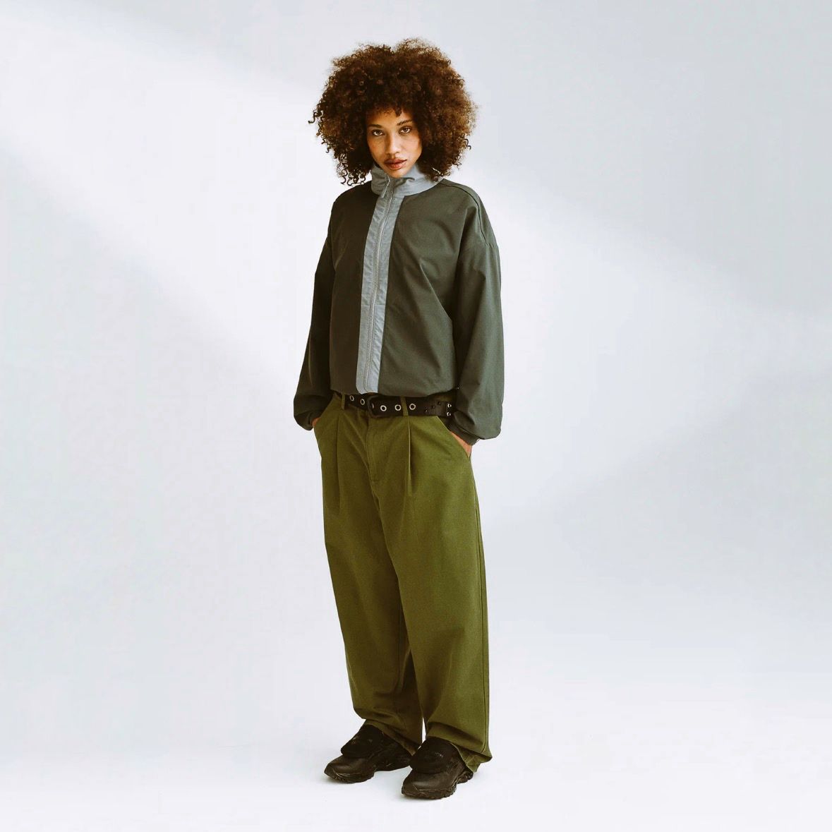 【残り一点】Two Tone Windbreaker