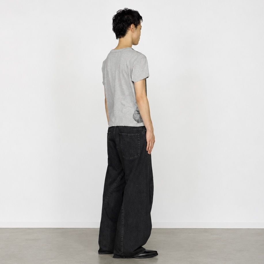【残り一点】3D Twisted Wide Leg Jeans