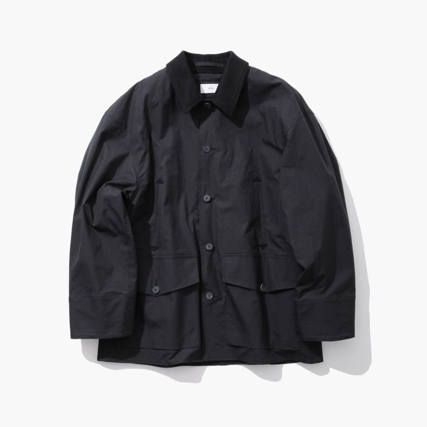 ATON - 【残り一点】Natural Dyed Weather Safari Jacket