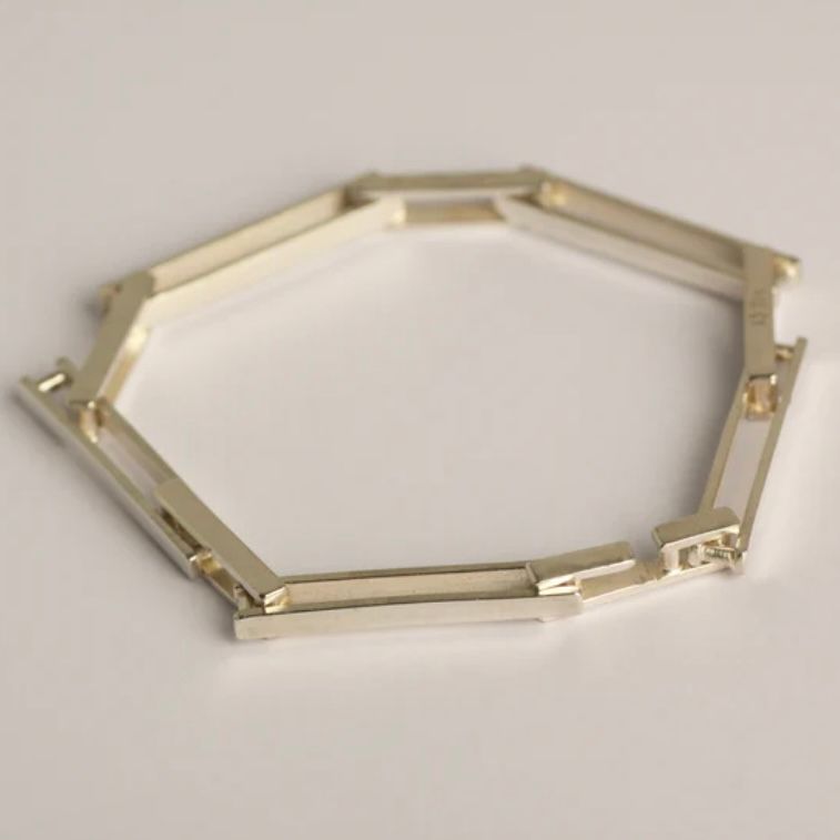【お取り寄せ注文可能】Rectangle Structure Bracele [KUKEI] Series