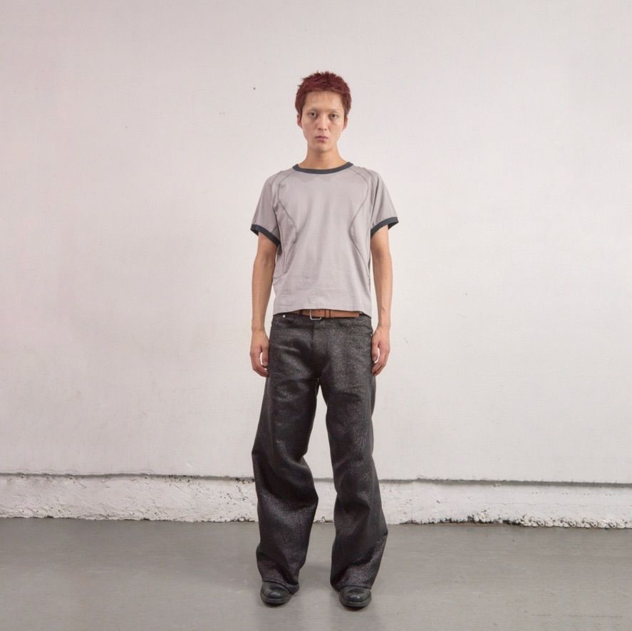 【残り一点】Glitter Twill 3D Twisted Wide Leg 5P Pants