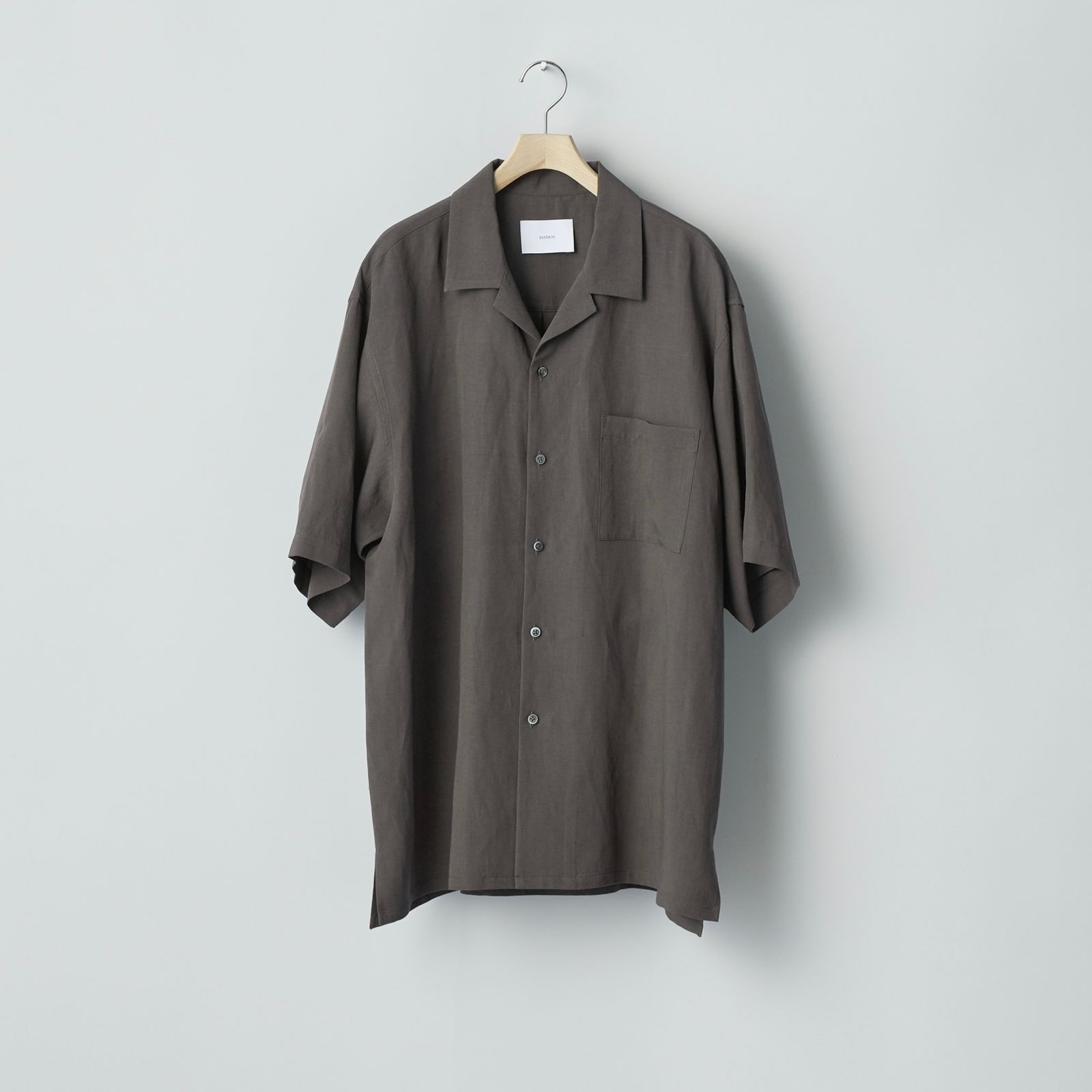 ssstein - 【再販売通知受付可能】Rayon/Linen Oversized SS