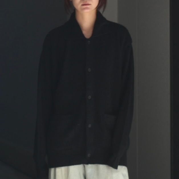 ssstein - 【残りわずか】Fine Alpaca Knit Collared Cardigan ssstein - 【残りわずか】Fine Alpaca Knit Collared Cardigan