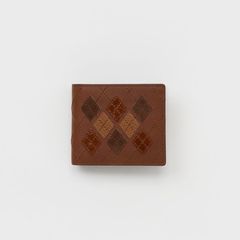 【次回入荷7月中旬予定】Argyle Half Folded Wallet(BROWN)