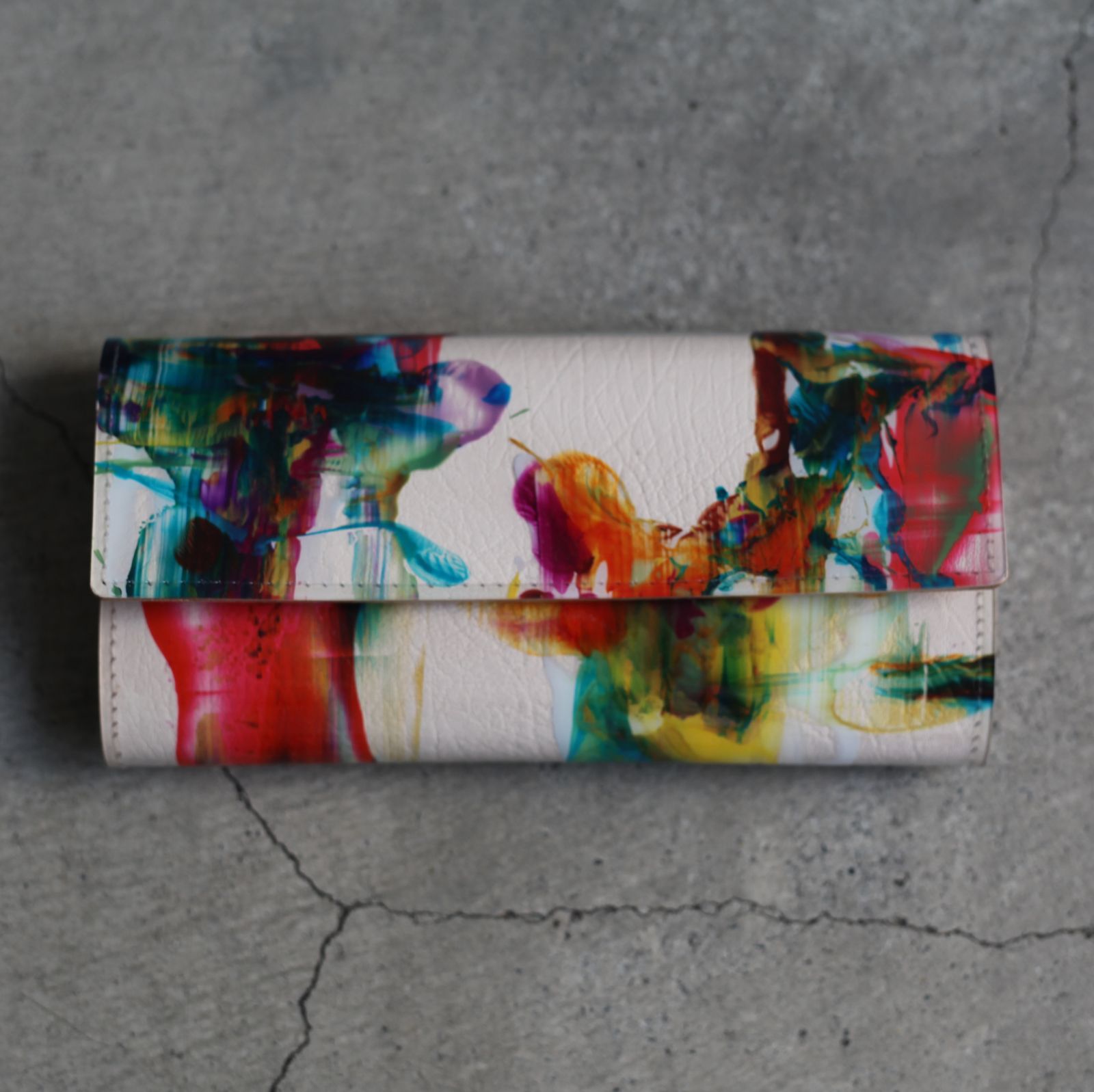 【残り一点】Paint Wallet(LONG)