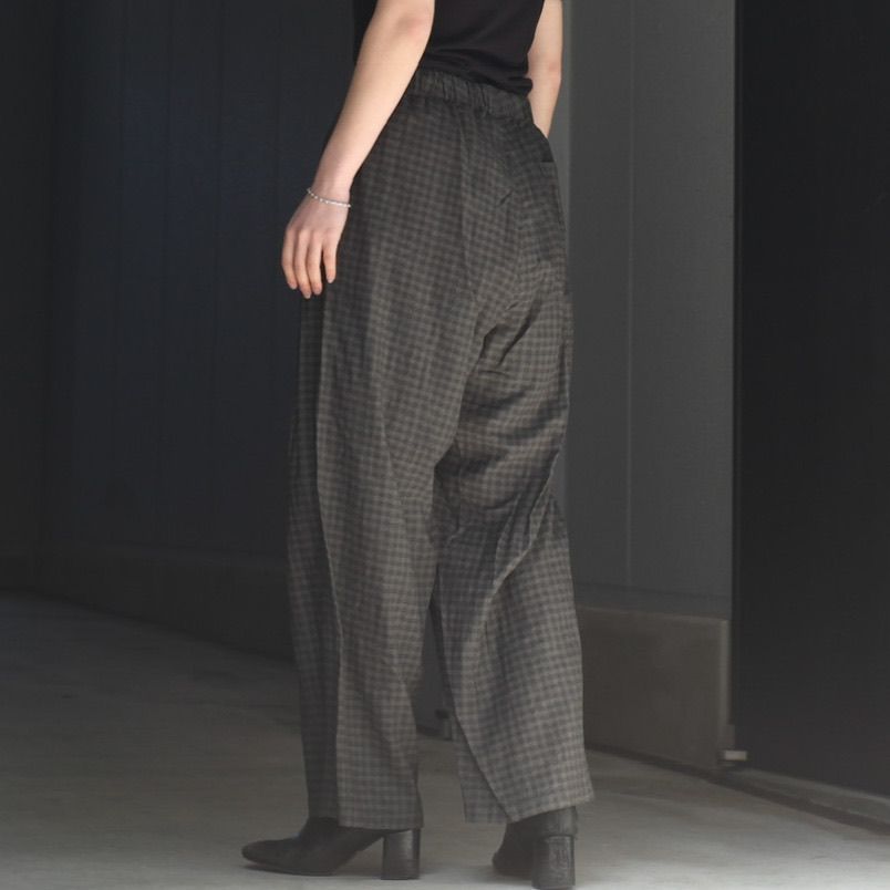 YOKE - 【残り一点】Pixel Low Plaid Easy Pants | ACRMTSM ONLINE STORE