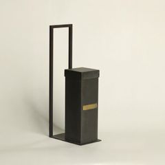 【お取り寄せ注文可能】Flame Square Pillar Flower Vase