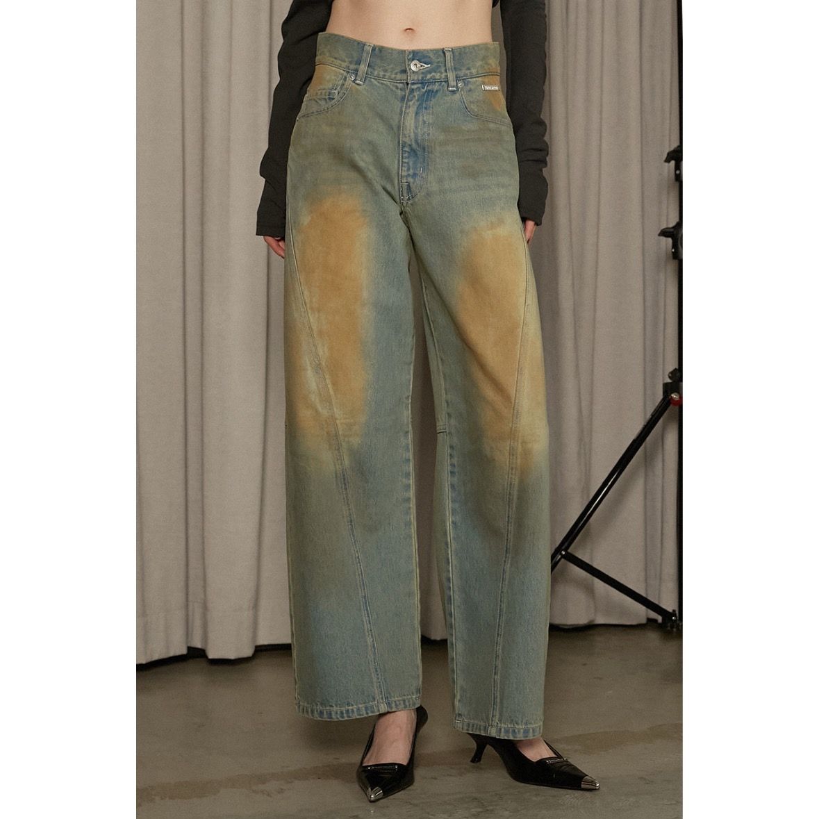 【残り一点】Curve Line Denim