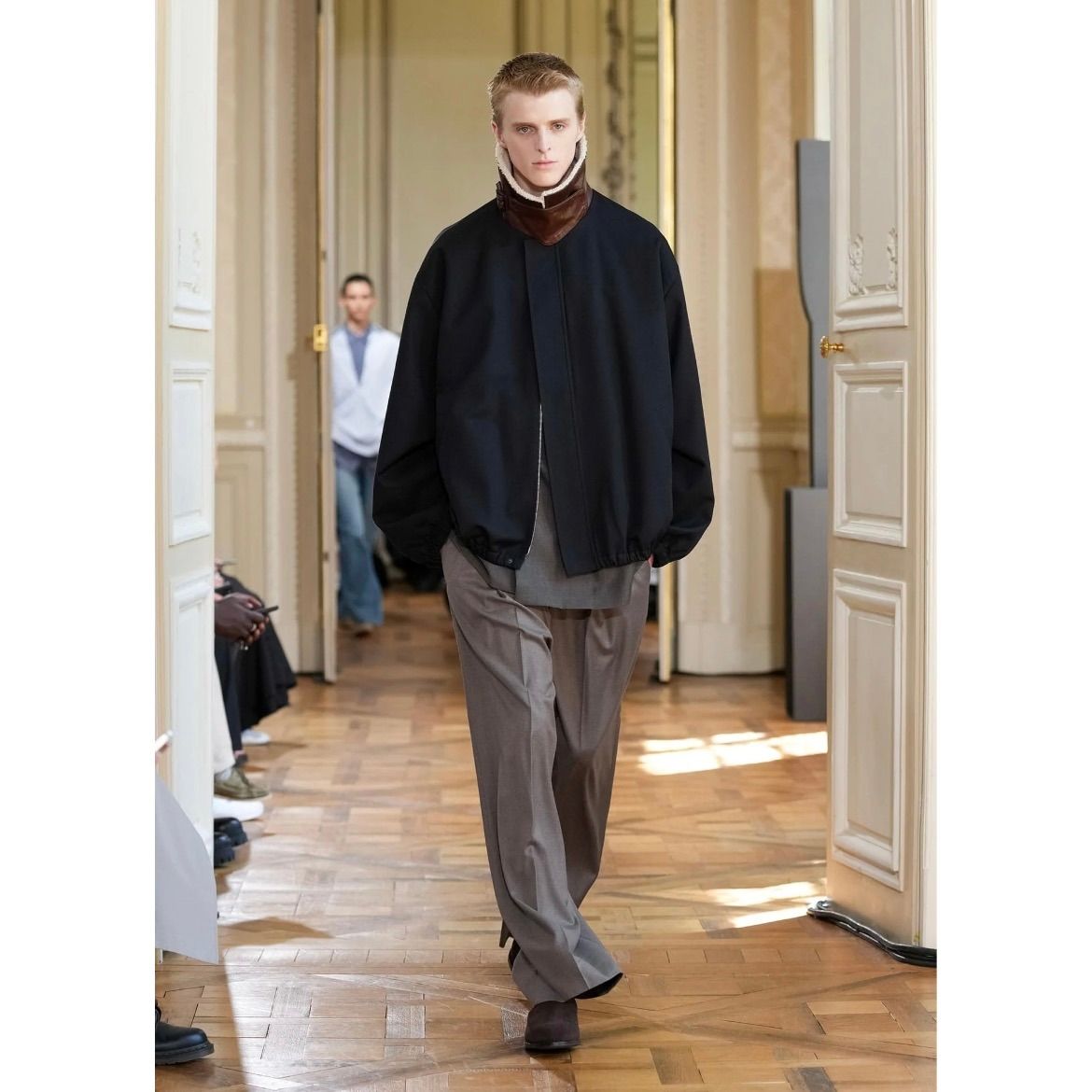 【残り一点】Extra Fine Wool Extra Wide Trousers