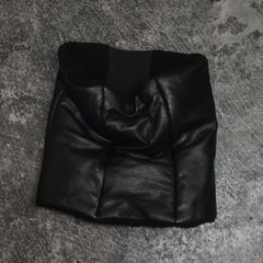 【お取り寄せ注文可能】Leather Rib Combi Snood Cow