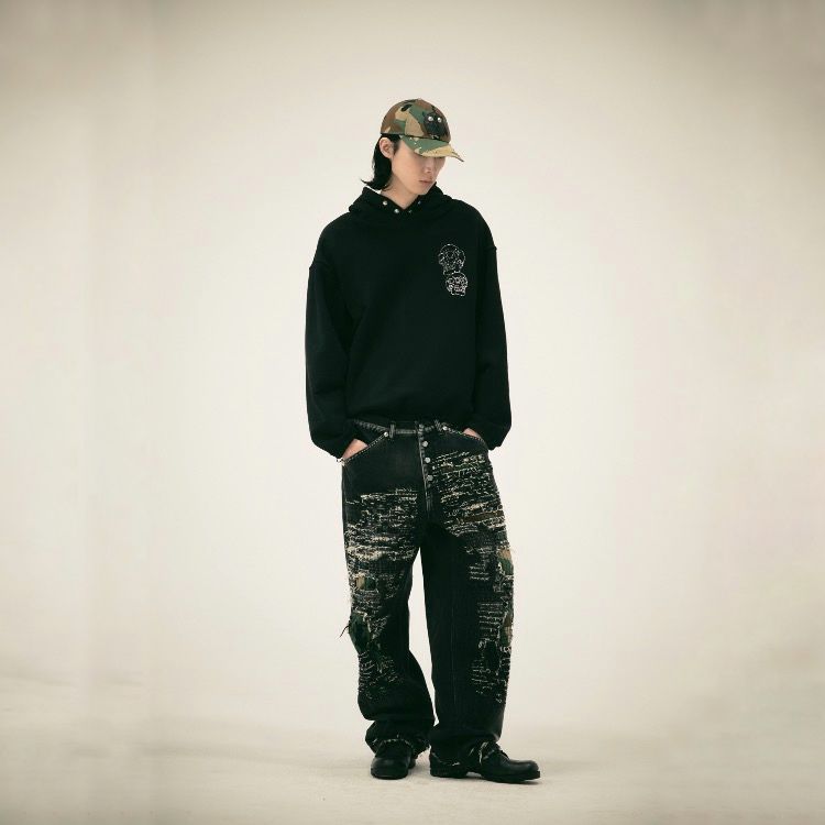 【残り一点】TC Angels Crystal Embellished Hoodie
