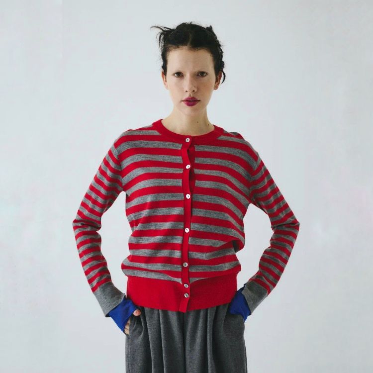 【残り一点】Border Knit Cardigan
