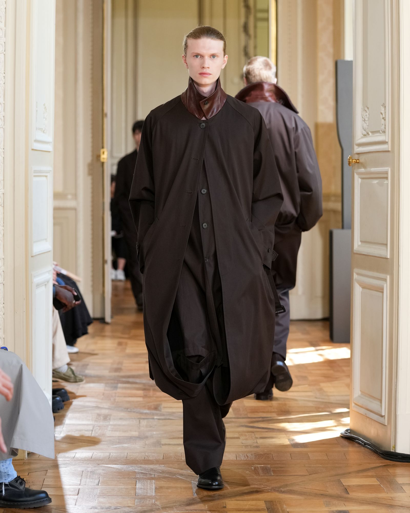 ssstein - 【残りわずか】Oversized Layered Combination Coat
