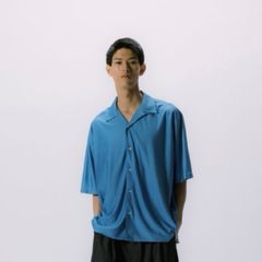【残り一点】36G Silk Stripe Ether SS Shirt