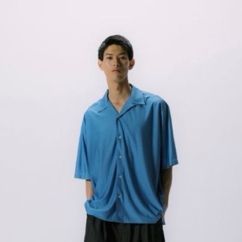 【残り一点】36G Silk Stripe Ether SS Shirt
