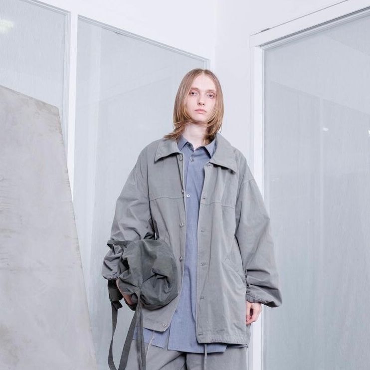 【残り一点】ガーメントダイオーバーサイズハーフコート