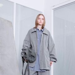 【残り一点】ガーメントダイオーバーサイズハーフコート