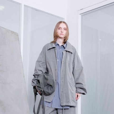 【残り一点】ガーメントダイオーバーサイズハーフコート