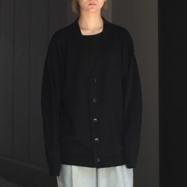 ATON - 【残り一点】Wool Washi Oversized Cardigan | ACRMTSM
