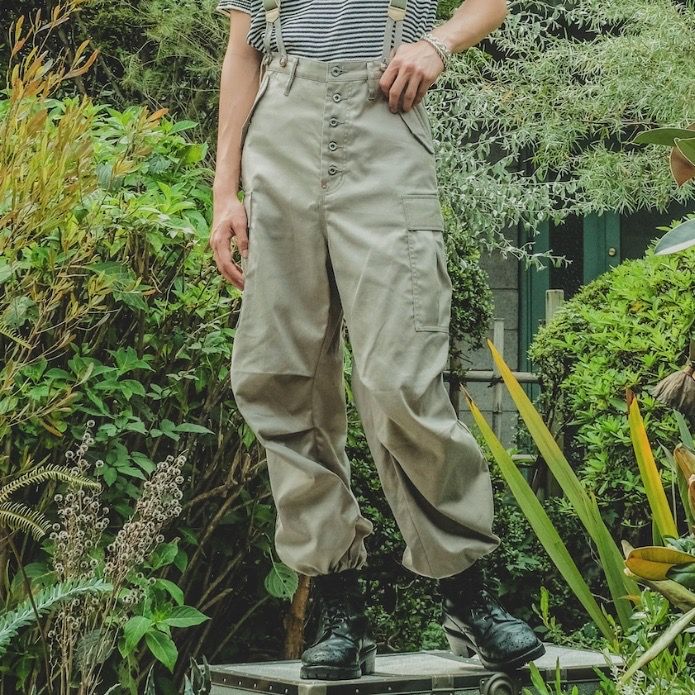 SUGARHILL 22SS Herringbone Army Pants-