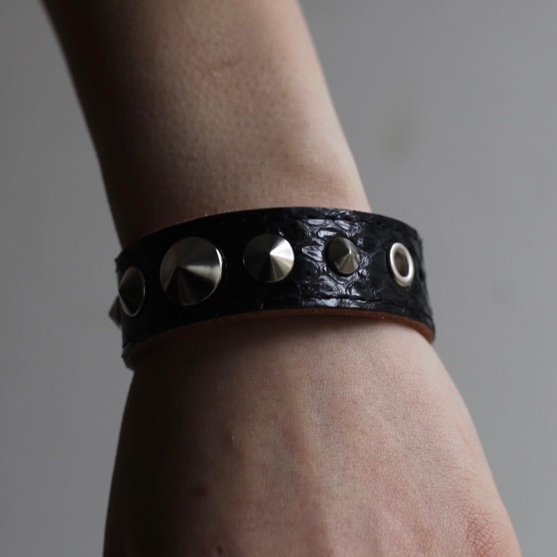 【残り一点】Python Leather Bracelet