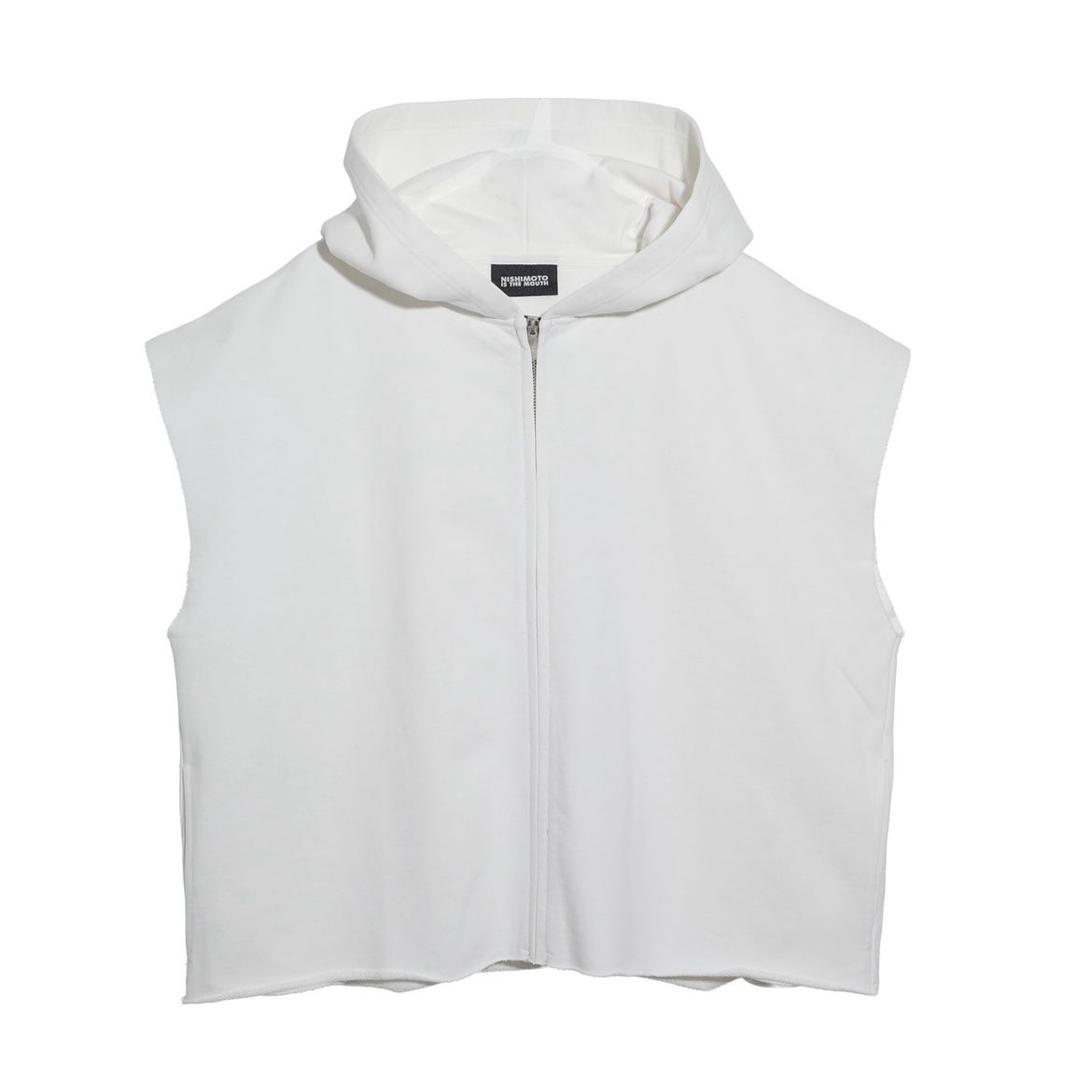 【残り一点】Cut Off Wide Zip N/S Sweat Hoodie