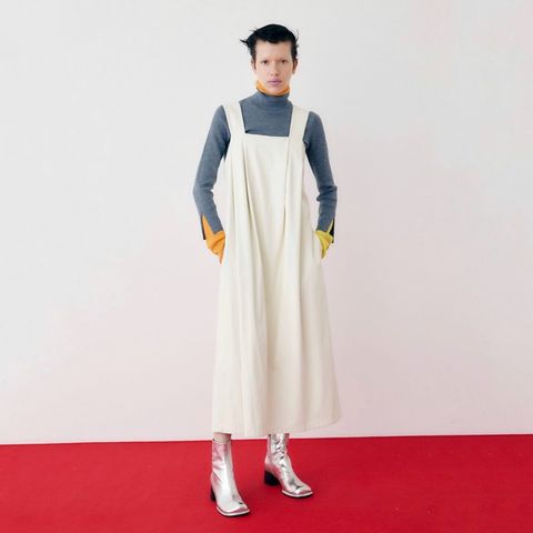 【残り一点】Leather Like Long Dress