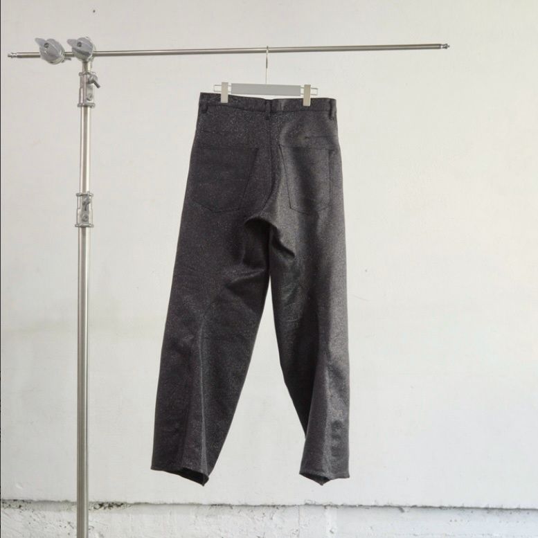 【残り一点】Glitter Twill 3D Twisted Wide Leg 5P Pants