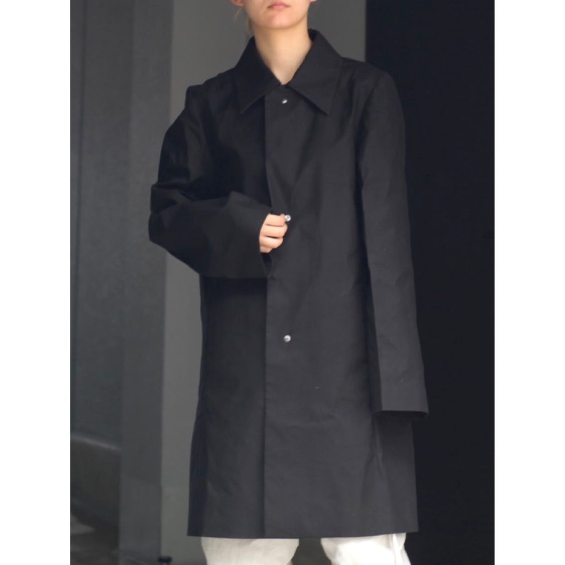 限定販売】 Omar - afridi 19aw OMAR draped パネル layer AFRIDI coat