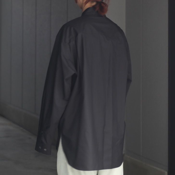 【残り一点】Suvin Cotton Oversized Down Pat Shirt