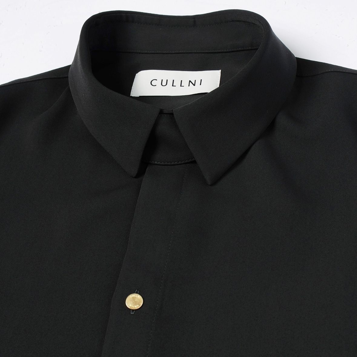 【残り一点】Double Cloth Chin Tab Long Sleeve Shirt