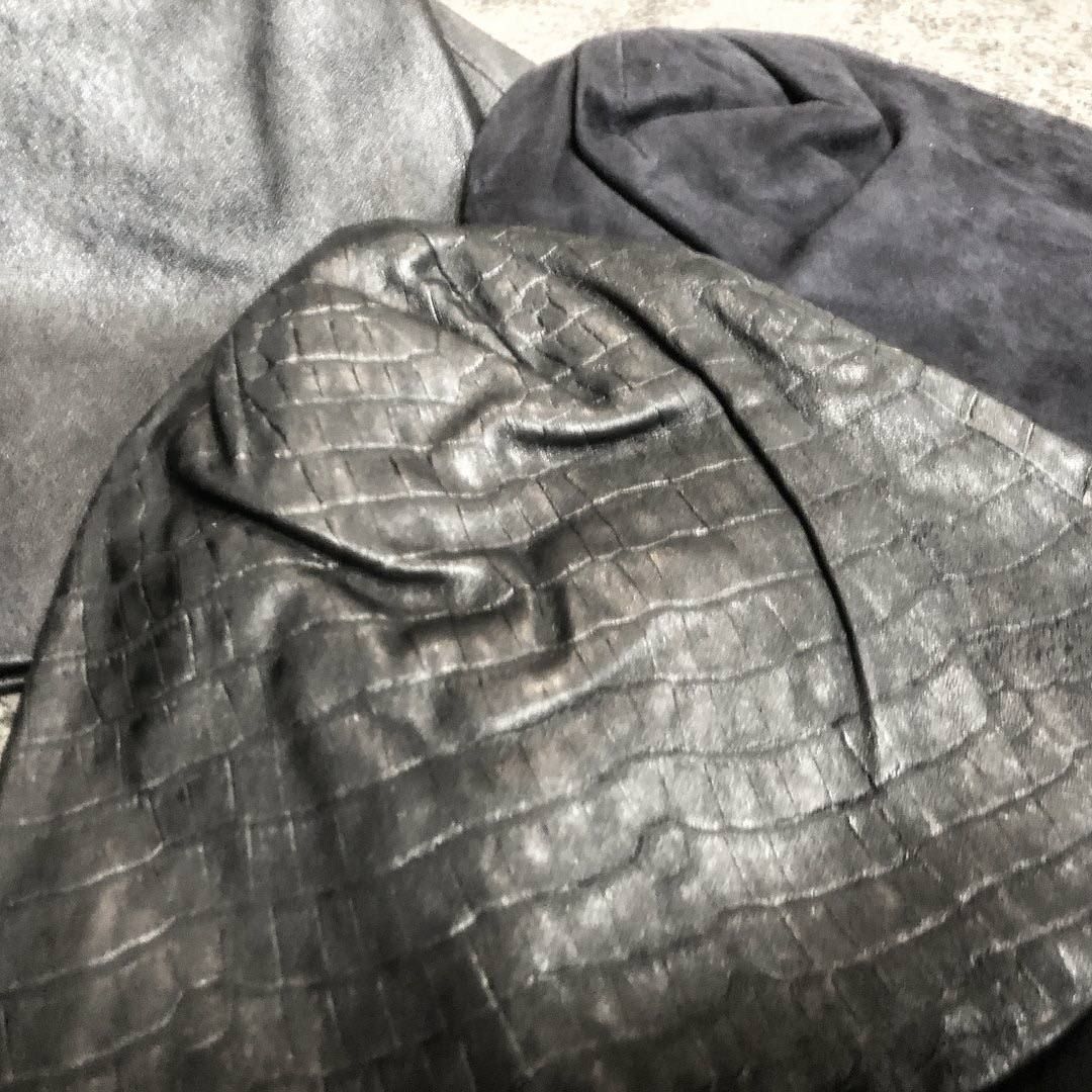 【お取り寄せ注文可能】Stretch Leather Cap(GIN)