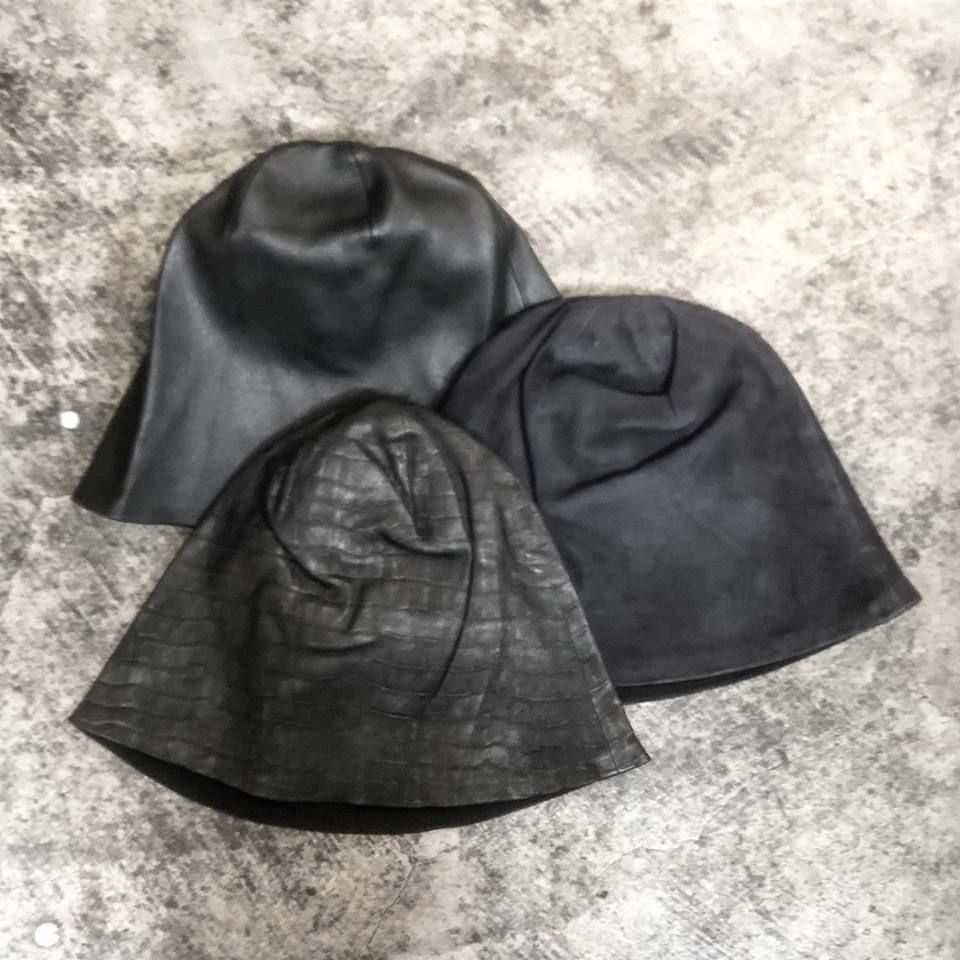 【お取り寄せ注文可能】Stretch Leather Cap(GIN)
