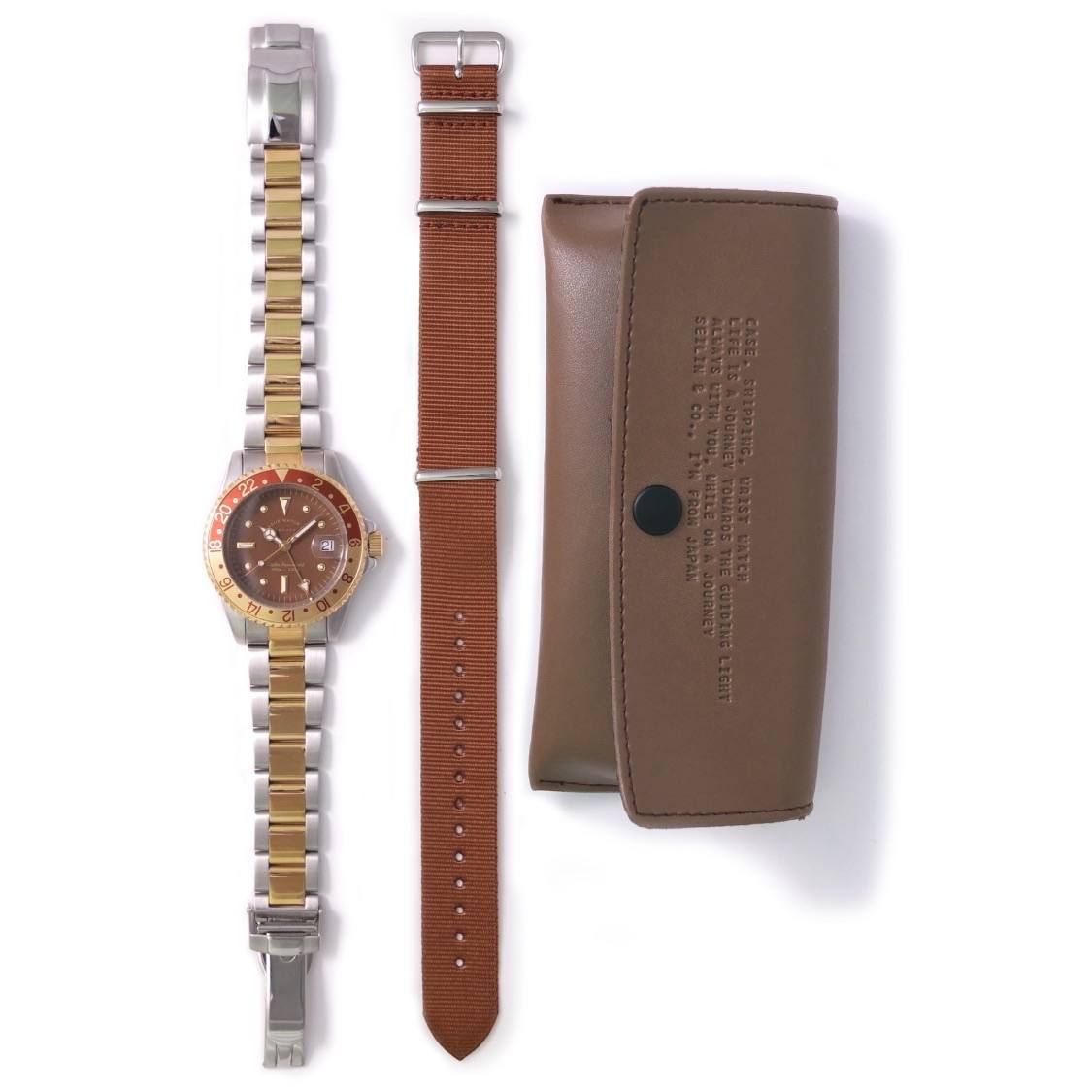 【お取り寄せ注文可能】BRWN GMT(STAINLESS STEEL×NYLON)