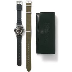 【お取り寄せ注文可能】Diver's Son(STAINLESS STEEL×BLACK_URETHAN×NYLON SS/KHAKI)