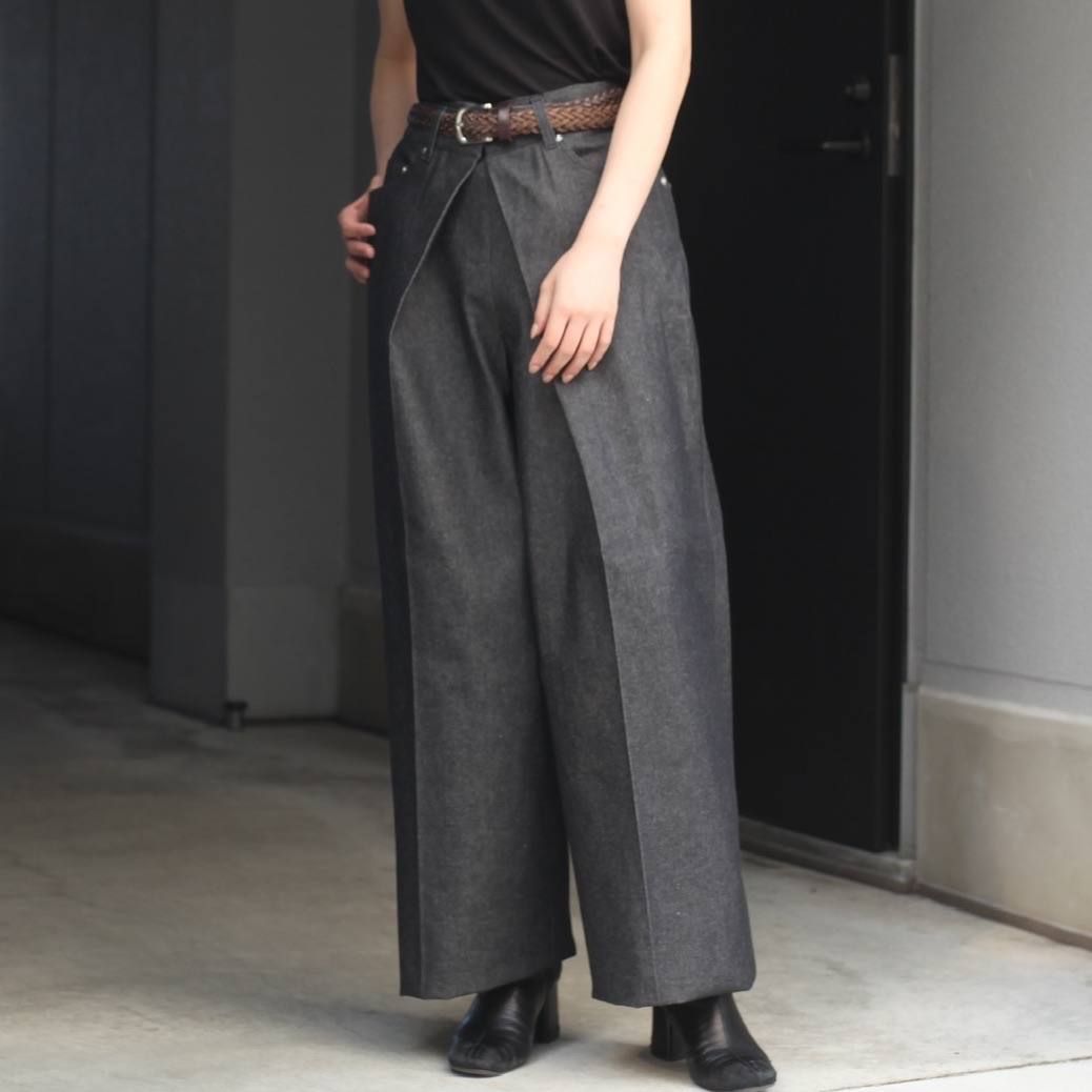 【JOHN LAWRENCE SULLIVAN】denim wide pants